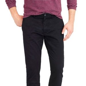 J. Crew 484 Slim Stretch Chino Black 34/34